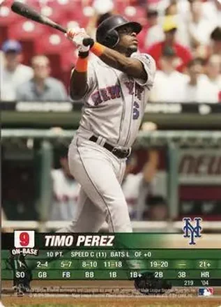 2004 MLB Showdown #219 - Timo Perez - New York Mets