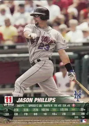 2004 MLB Showdown #220 - Jason Phillips - New York Mets