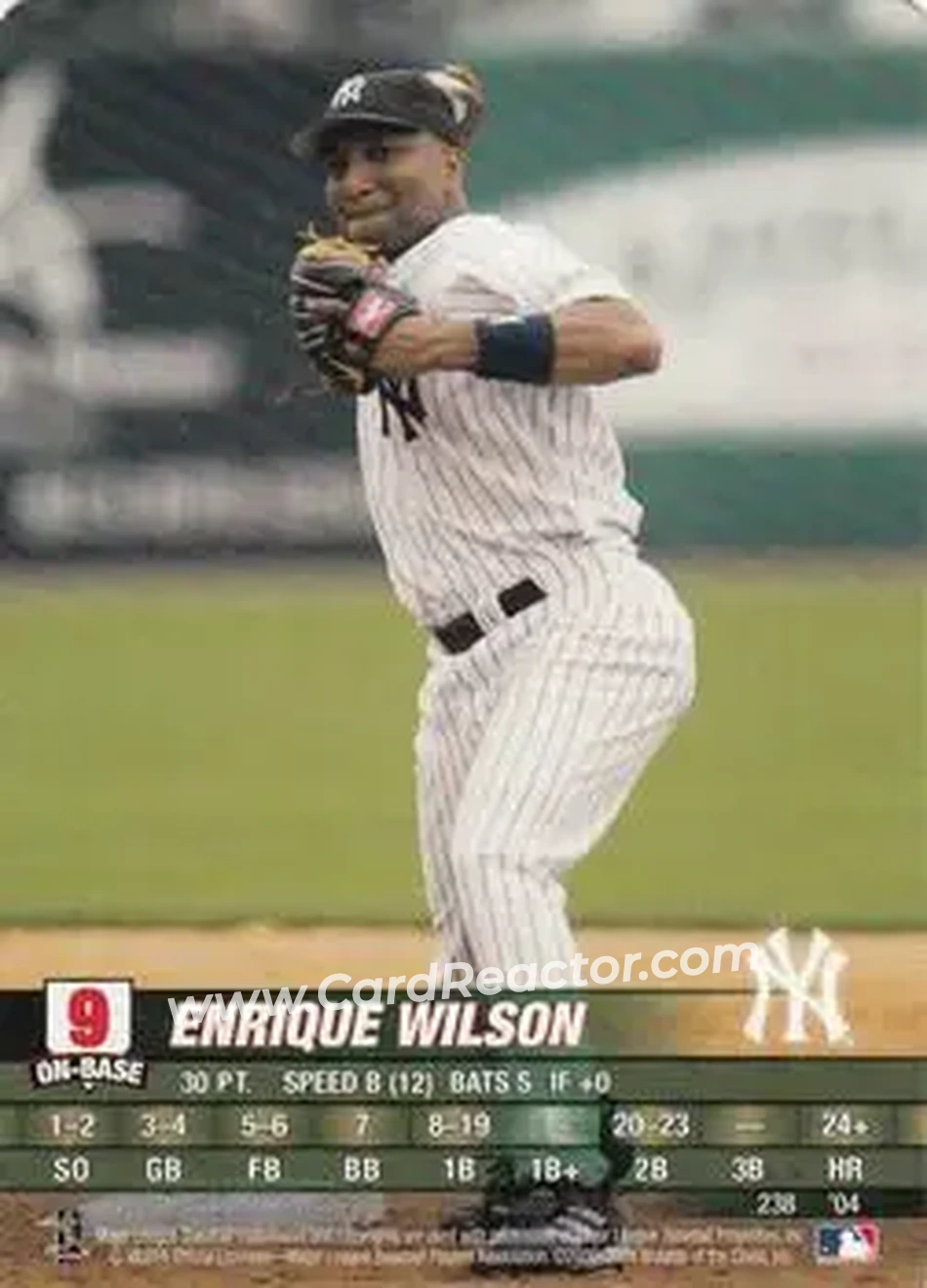 2004 MLB Showdown #238 - Enrique Wilson - New York Yankees - Front 2004 MLB Showdown #238 - Enrique Wilson - New York Yankees - Front