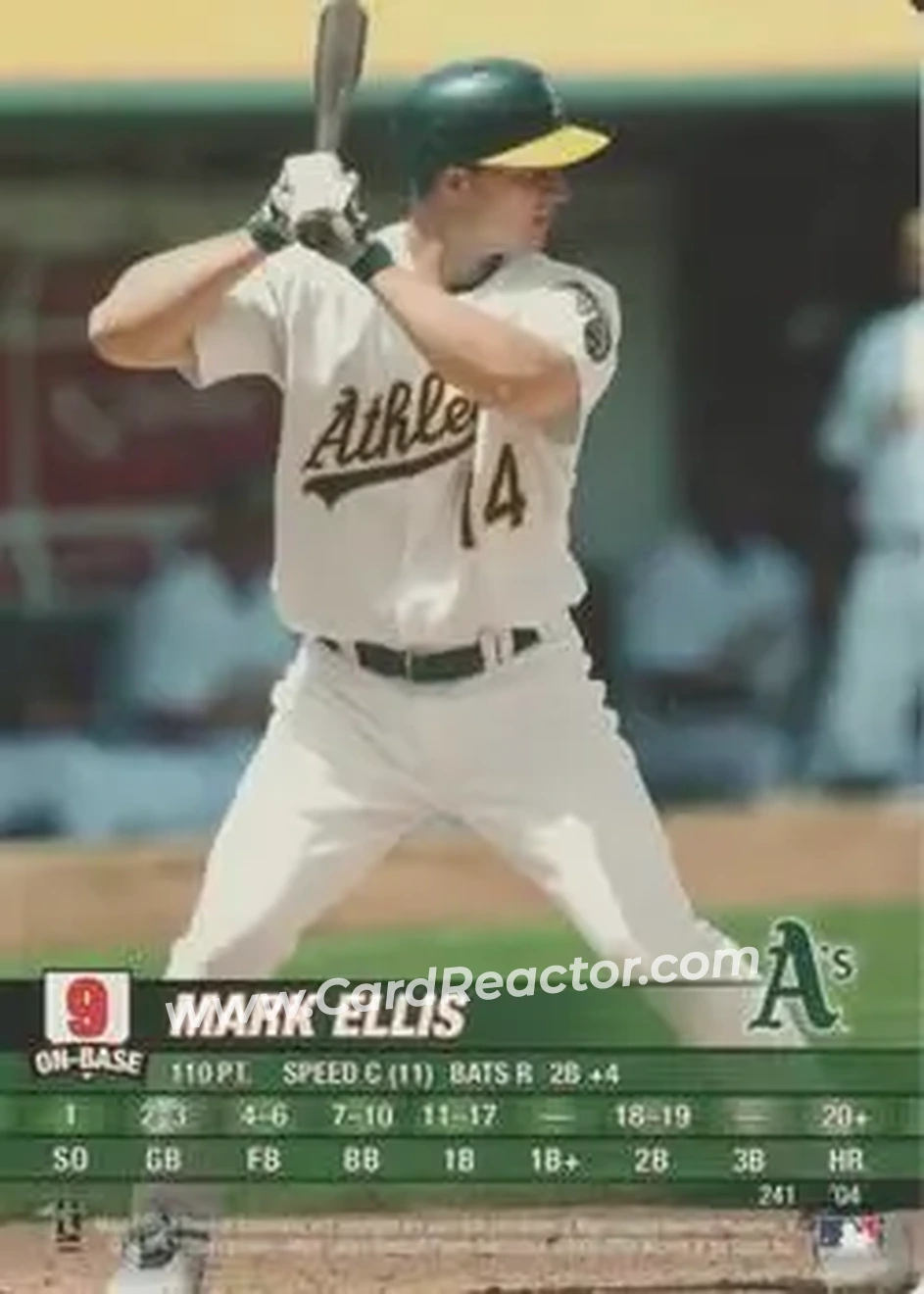 2004 MLB Showdown #241 - Mark Ellis - Oakland Athletics - Front 2004 MLB Showdown #241 - Mark Ellis - Oakland Athletics - Front