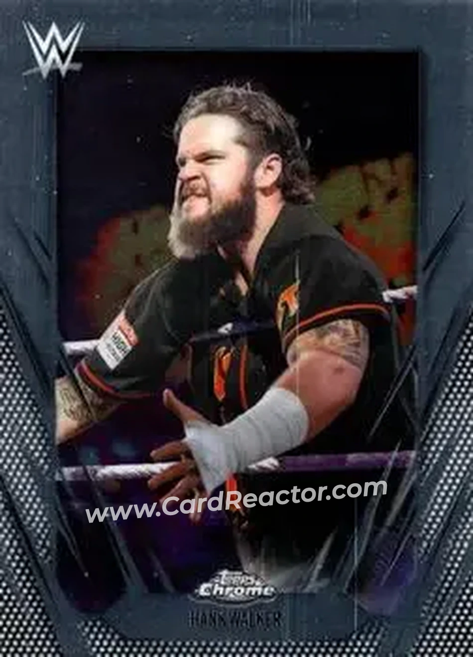 2026 Topps Chrome WWE #195 - Hank Walker - Front 2026 Topps Chrome WWE #195 - Hank Walker - Front