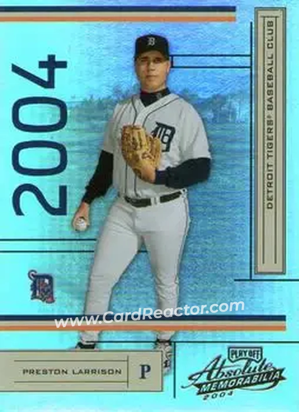 2004 Playoff Absolute Memorabilia #74 - Preston Larrison - Detroit Tigers - Front 2004 Playoff Absolute Memorabilia #74 - Preston Larrison - Detroit Tigers - Front
