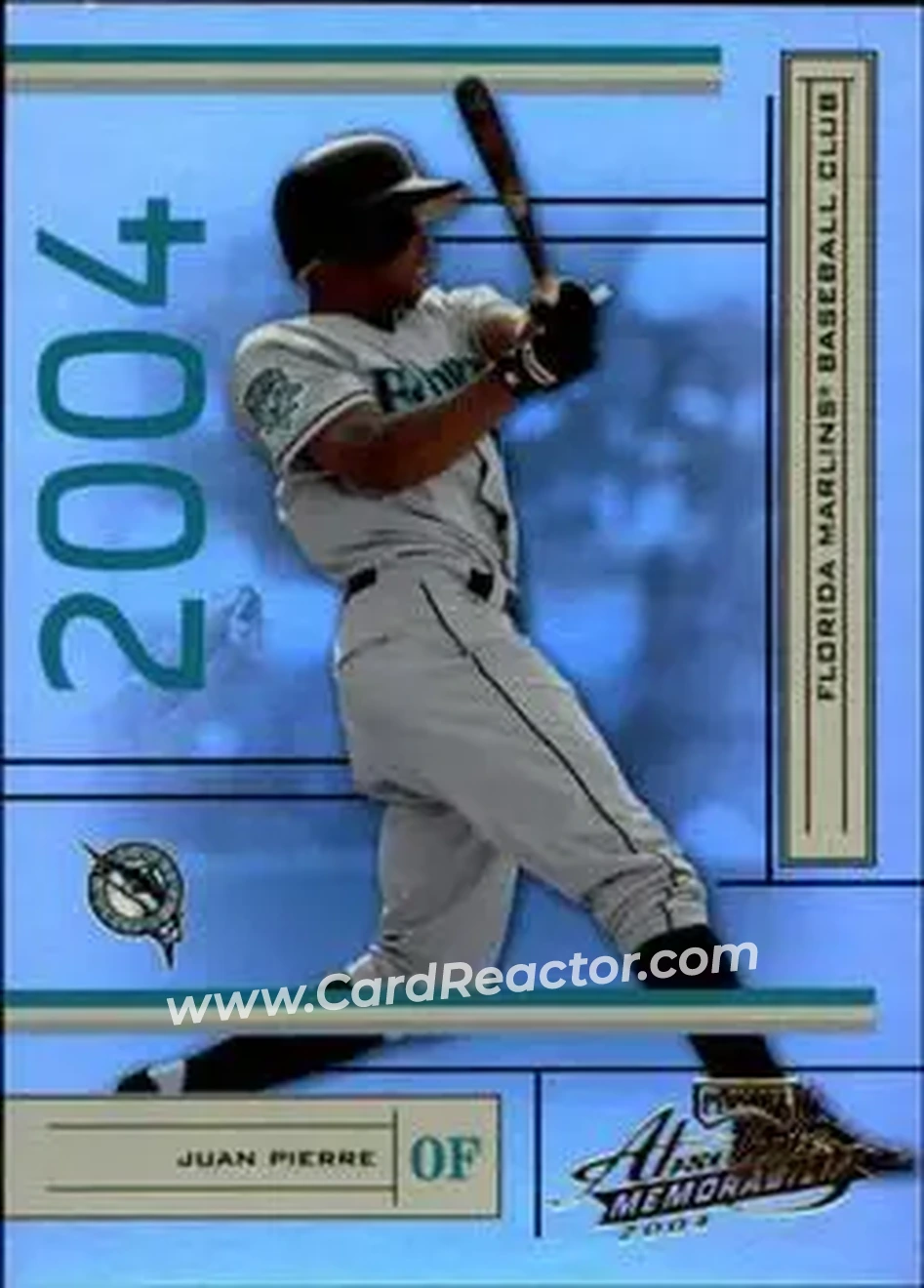 2004 Playoff Absolute Memorabilia #82 - Juan Pierre - Florida Marlins - Front