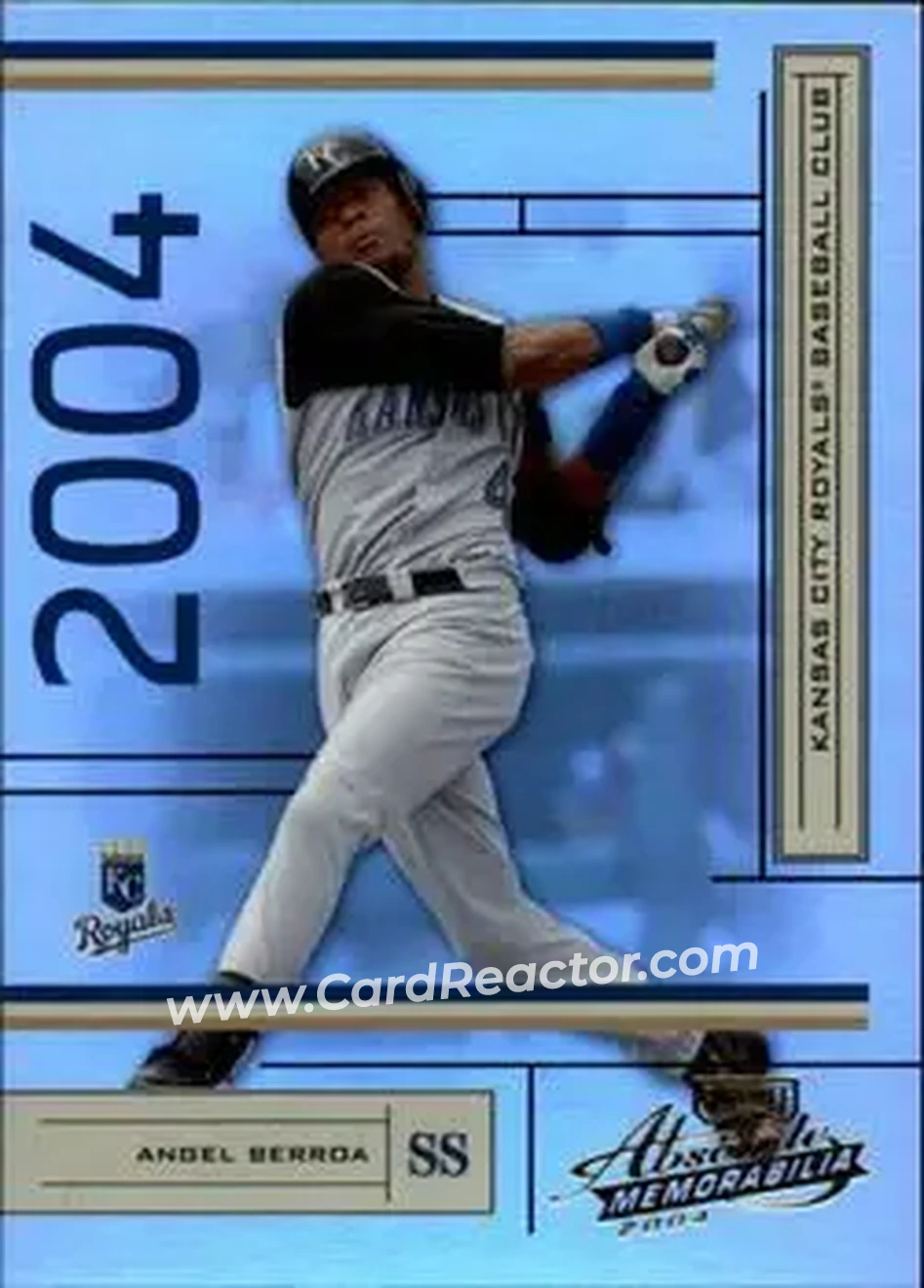 2004 Playoff Absolute Memorabilia #94 - Angel Berroa - Kansas City Royals - Front