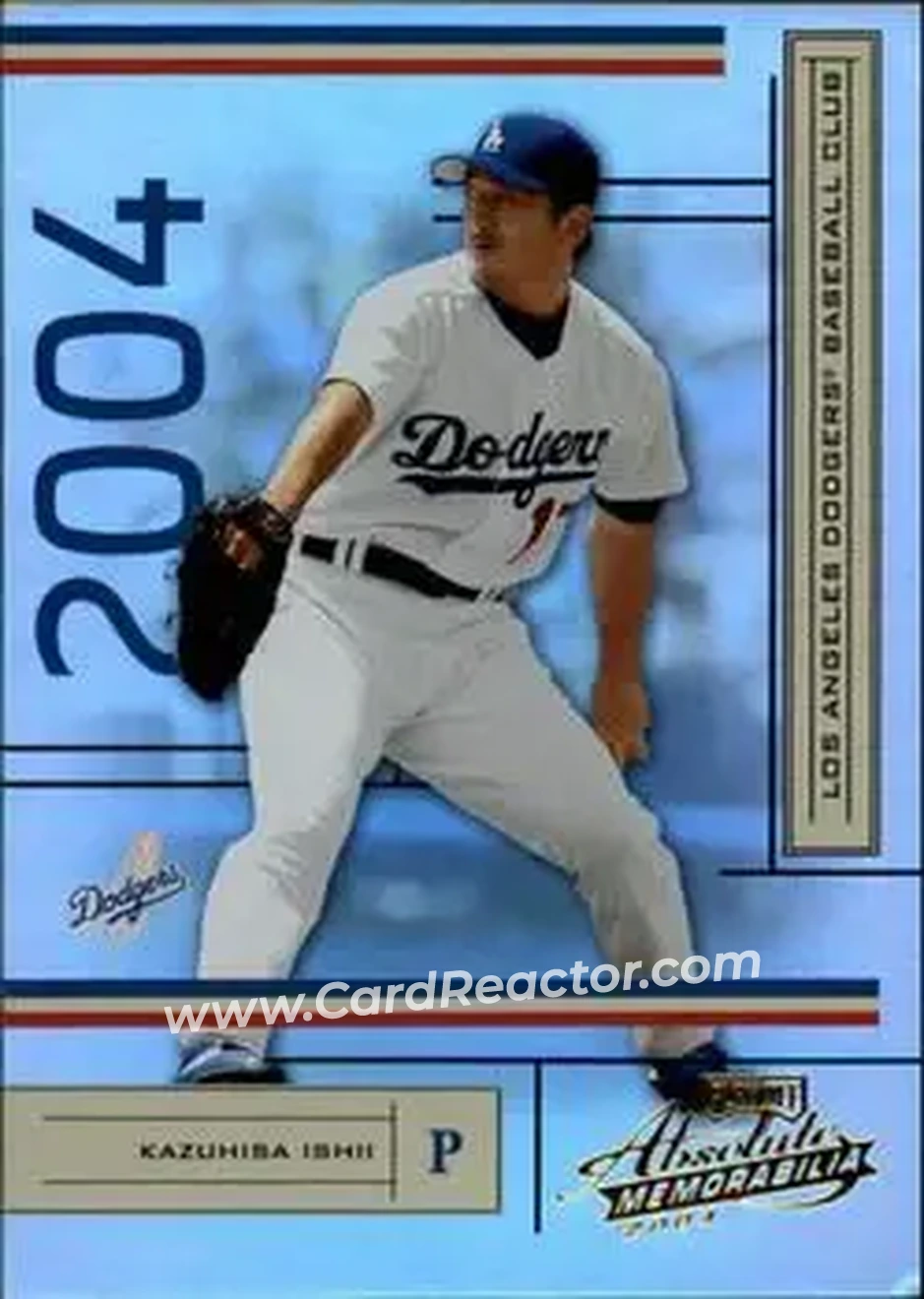 2004 Playoff Absolute Memorabilia #103 - Kazuhisa Ishii - Los Angeles Dodgers - Front