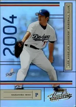2004 Playoff Absolute Memorabilia #103 - Kazuhisa Ishii - Los Angeles Dodgers