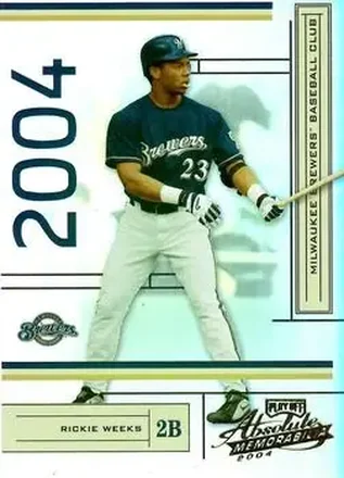 2004 Playoff Absolute Memorabilia #112 - Rickie Weeks - Milwaukee Brewers