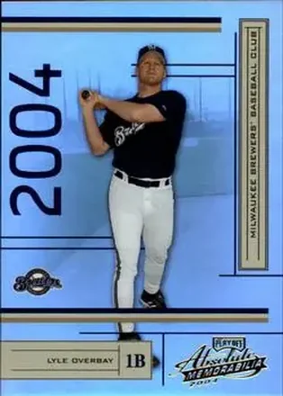 2004 Playoff Absolute Memorabilia #115 - Lyle Overbay - Milwaukee Brewers