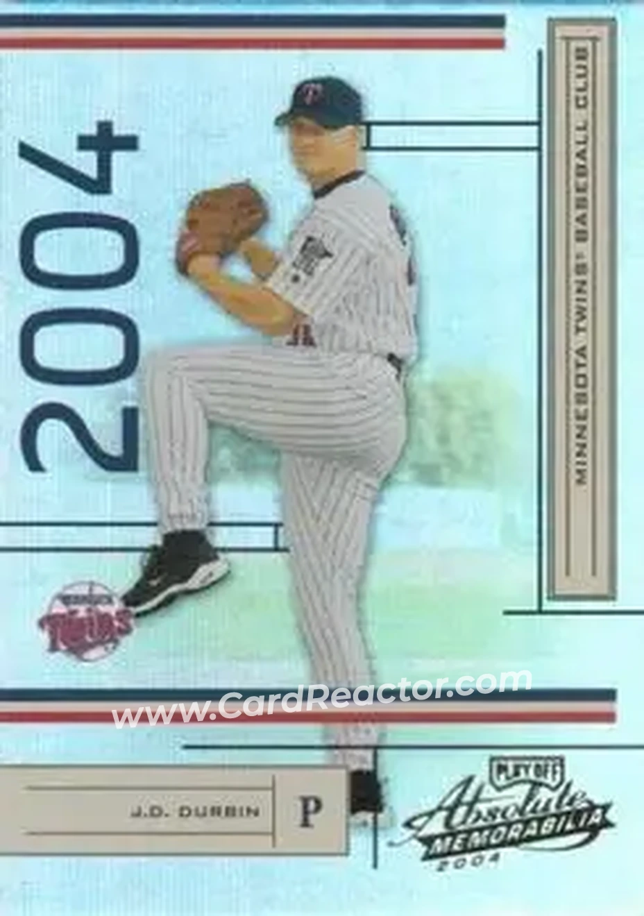 2004 Playoff Absolute Memorabilia #121 - J.D. Durbin - Minnesota Twins - Front