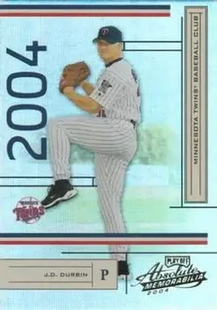 2004 Playoff Absolute Memorabilia #121 - J.D. Durbin - Minnesota Twins