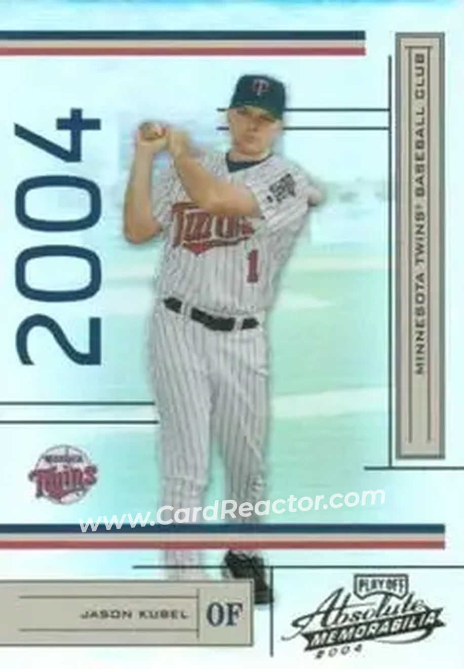 2004 Playoff Absolute Memorabilia #122 - Jason Kubel - Minnesota Twins - Front