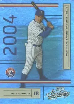 2004 Playoff Absolute Memorabilia #124 - Nick Johnson - Montreal Expos