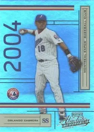 2004 Playoff Absolute Memorabilia #126 - Orlando Cabrera - Montreal Expos