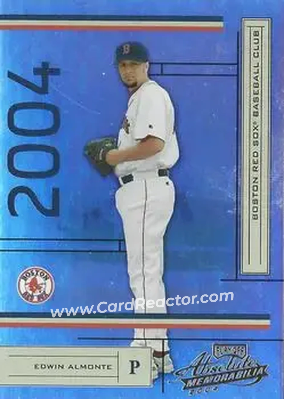 2004 Playoff Absolute Memorabilia #133 - Edwin Almonte - Boston Red Sox - Front