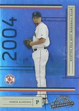 2004 Playoff Absolute Memorabilia #133 - Edwin Almonte - Boston Red Sox