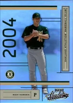 2004 Playoff Absolute Memorabilia #155 - Rich Harden - Oakland Athletics