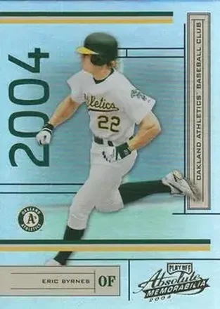 2004 Playoff Absolute Memorabilia #156 - Eric Byrnes - Oakland Athletics