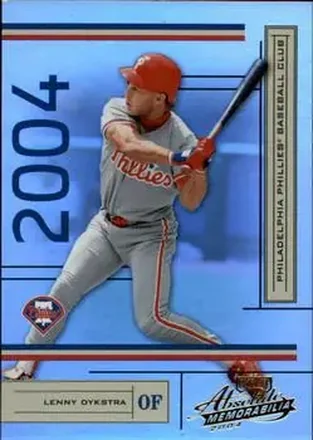 2004 Playoff Absolute Memorabilia #160 - Len Dykstra - Philadelphia Phillies