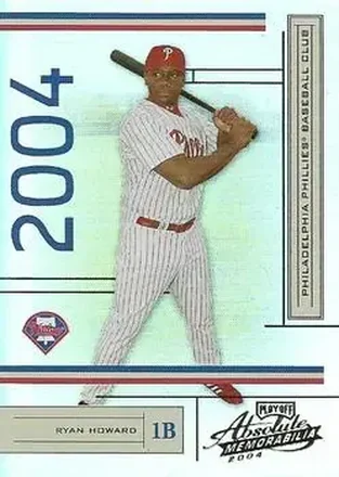 2004 Playoff Absolute Memorabilia #162 - Ryan Howard - Philadelphia Phillies
