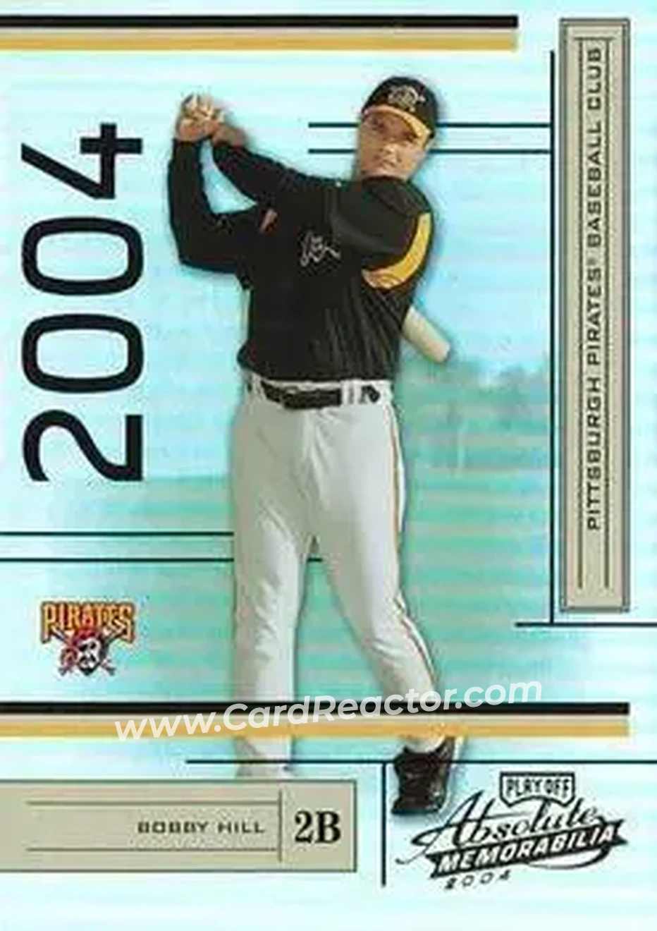 2004 Playoff Absolute Memorabilia #163 - Bobby Hill - Pittsburgh Pirates - Front