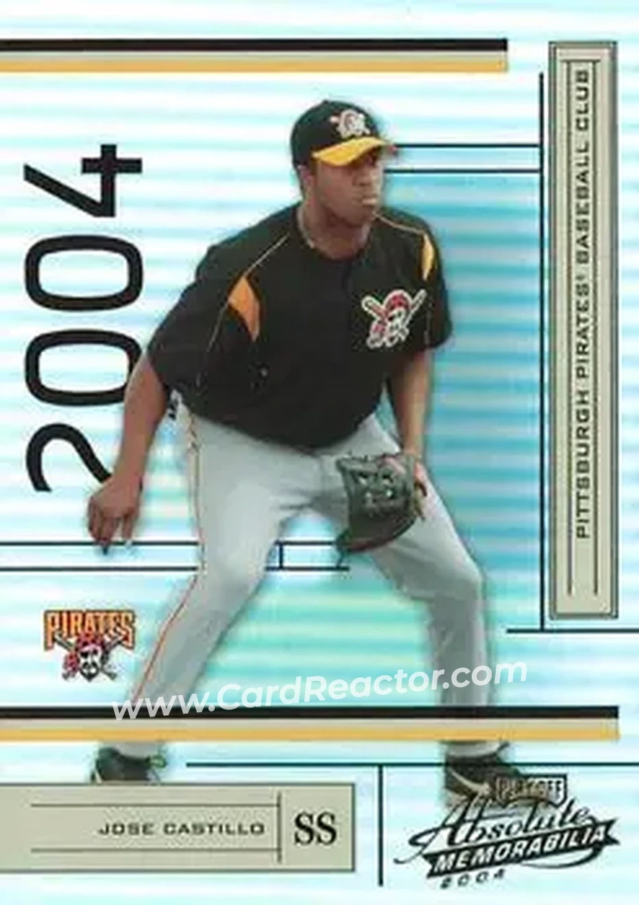 2004 Playoff Absolute Memorabilia #164 - Jose Castillo - Pittsburgh Pirates - Front 2004 Playoff Absolute Memorabilia #164 - Jose Castillo - Pittsburgh Pirates - Front