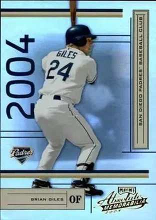 2004 Playoff Absolute Memorabilia #167 - Brian Giles - San Diego Padres
