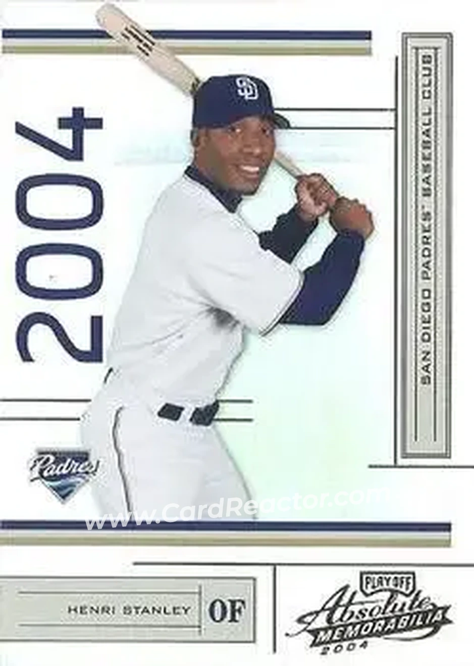 2004 Playoff Absolute Memorabilia #168 - Henri Stanley - San Diego Padres - Front