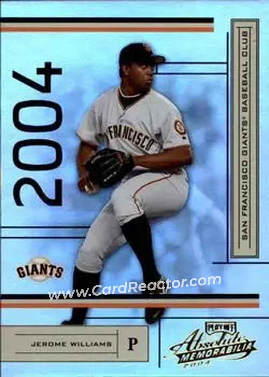2004 Playoff Absolute Memorabilia #170 - Jerome Williams - San Francisco Giants - Front