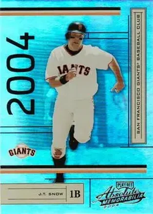 2004 Playoff Absolute Memorabilia #171 - J.T. Snow - San Francisco Giants
