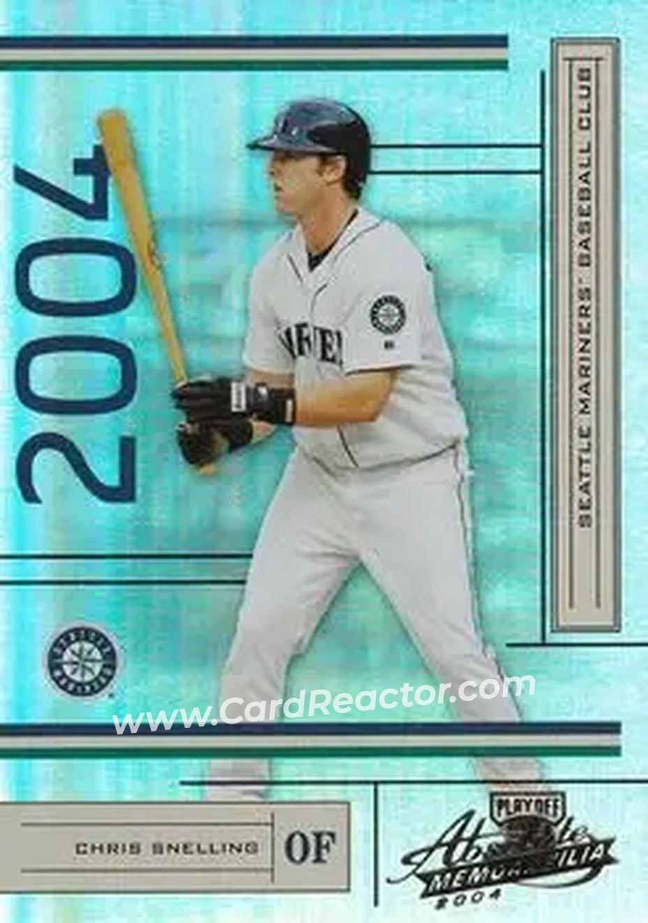 2004 Playoff Absolute Memorabilia #177 - Chris Snelling - Seattle Mariners - Front