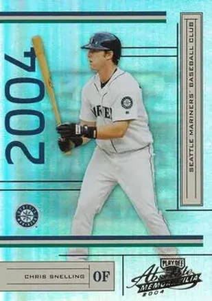 2004 Playoff Absolute Memorabilia #177 - Chris Snelling - Seattle Mariners
