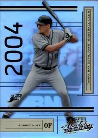 2004 Playoff Absolute Memorabilia #184 - Aubrey Huff - Tampa Bay Devil Rays