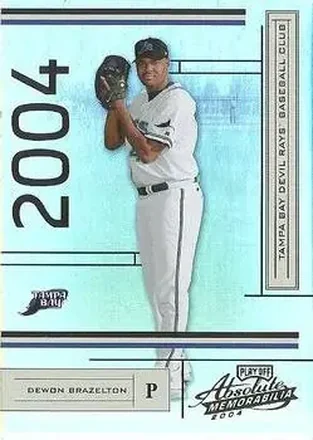 2004 Playoff Absolute Memorabilia #187 - Dewon Brazelton - Tampa Bay Devil Rays