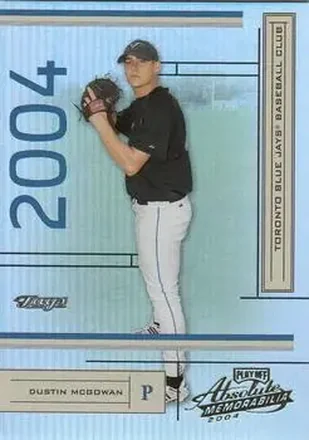 2004 Playoff Absolute Memorabilia #196 - Dustin McGowan - Toronto Blue Jays