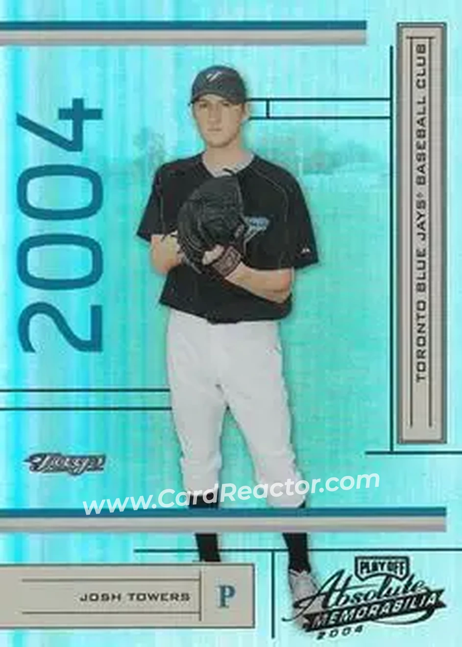 2004 Playoff Absolute Memorabilia #200 - Josh Towers - Toronto Blue Jays - Front