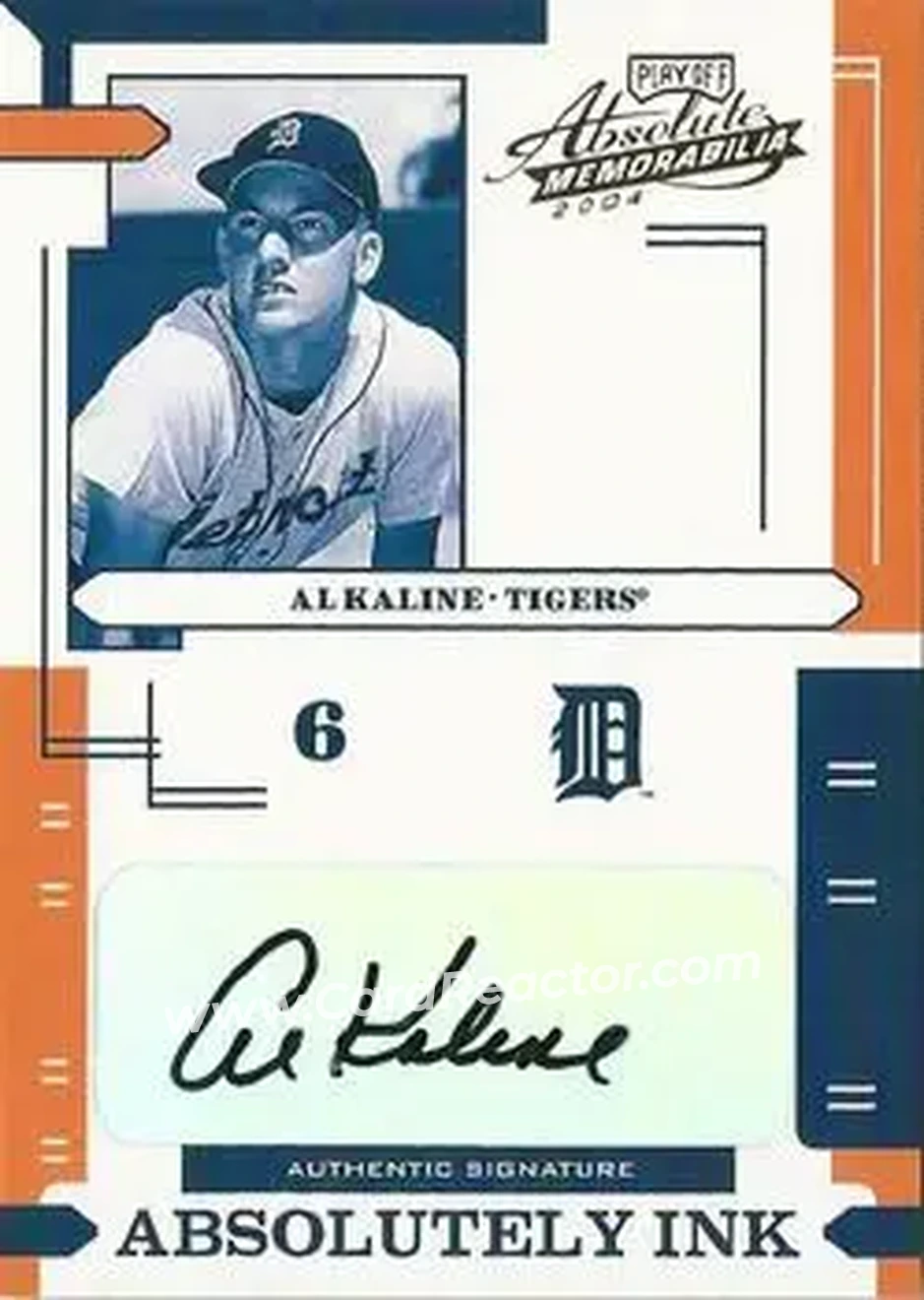 2004 Playoff Absolute Memorabilia - Absolutely Ink #AI-2 - Al Kaline - Detroit Tigers - Front