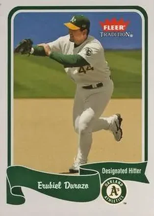 2004 Fleer Tradition #60 - Erubiel Durazo - Oakland Athletics