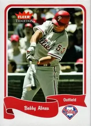 2004 Fleer Tradition #61 - Bob Abreu - Philadelphia Phillies
