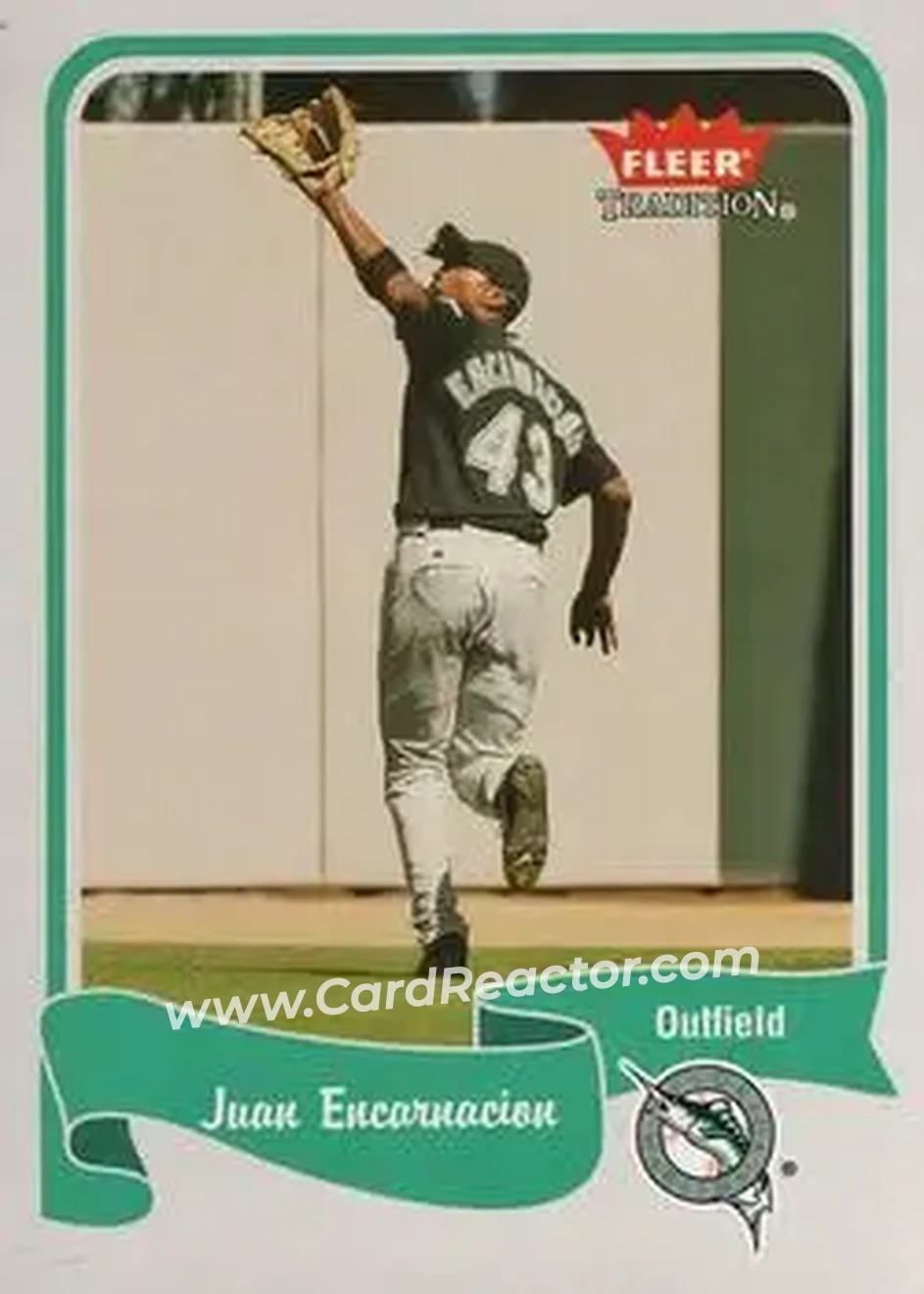 2004 Fleer Tradition #72 - Juan Encarnacion - Florida Marlins - Front