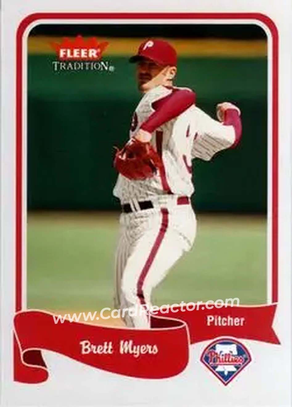 2004 Fleer Tradition #75 - Brett Myers - Philadelphia Phillies - Front