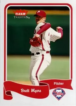 2004 Fleer Tradition #75 - Brett Myers - Philadelphia Phillies