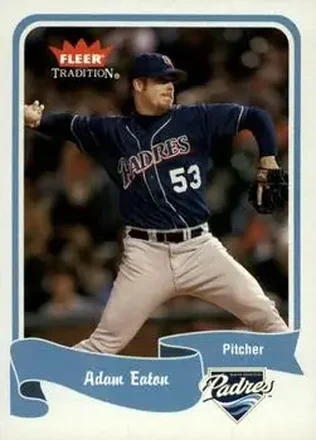 2004 Fleer Tradition #84 - Adam Eaton - San Diego Padres
