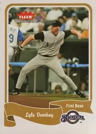 2004 Fleer Tradition #94 - Lyle Overbay - Milwaukee Brewers