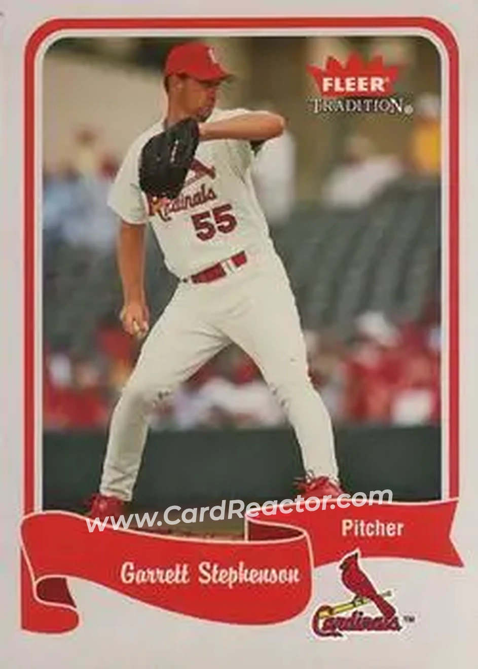 2004 Fleer Tradition #97 - Garrett Stephenson - St. Louis Cardinals - Front