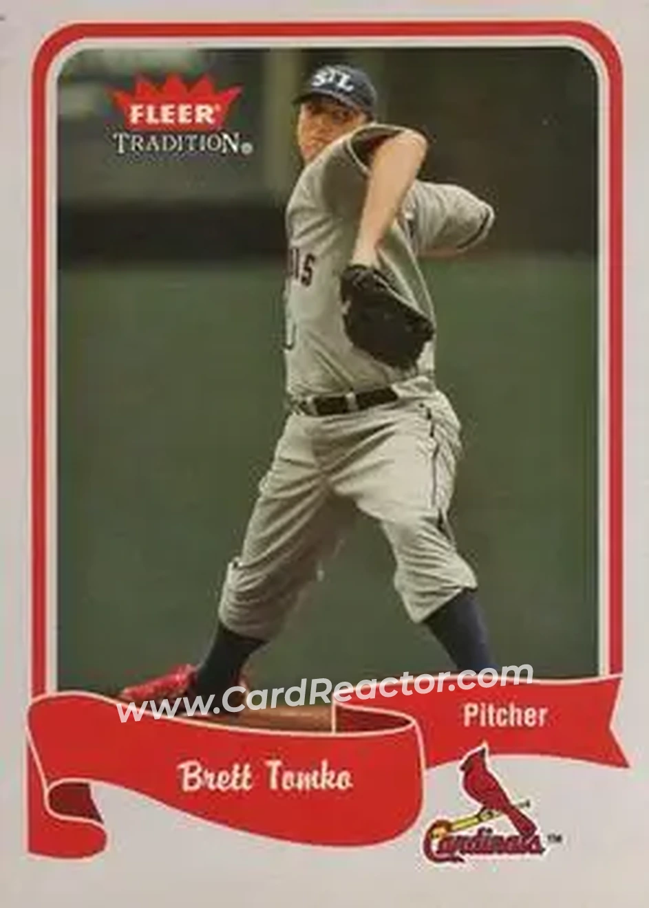 2004 Fleer Tradition #99 - Brett Tomko - St. Louis Cardinals - Front 2004 Fleer Tradition #99 - Brett Tomko - St. Louis Cardinals - Front