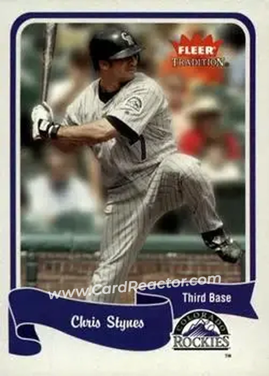 2004 Fleer Tradition #100 - Chris Stynes - Colorado Rockies - Front