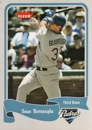 2004 Fleer Tradition #111 - Sean Burroughs - San Diego Padres