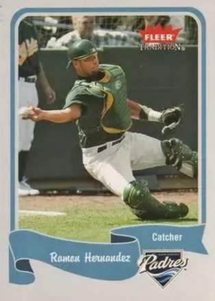 2004 Fleer Tradition #113 - Ramon Hernandez - San Diego Padres