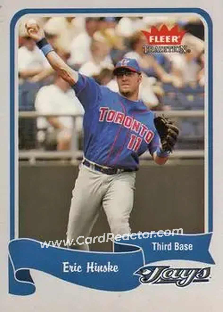 2004 Fleer Tradition #114 - Eric Hinske - Toronto Blue Jays - Front 2004 Fleer Tradition #114 - Eric Hinske - Toronto Blue Jays - Front