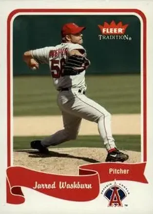 2004 Fleer Tradition #116 - Jarrod Washburn - Anaheim Angels